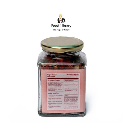 Food Library The Magic of Nature Sun Dried Rose Tea (Petals), 30g