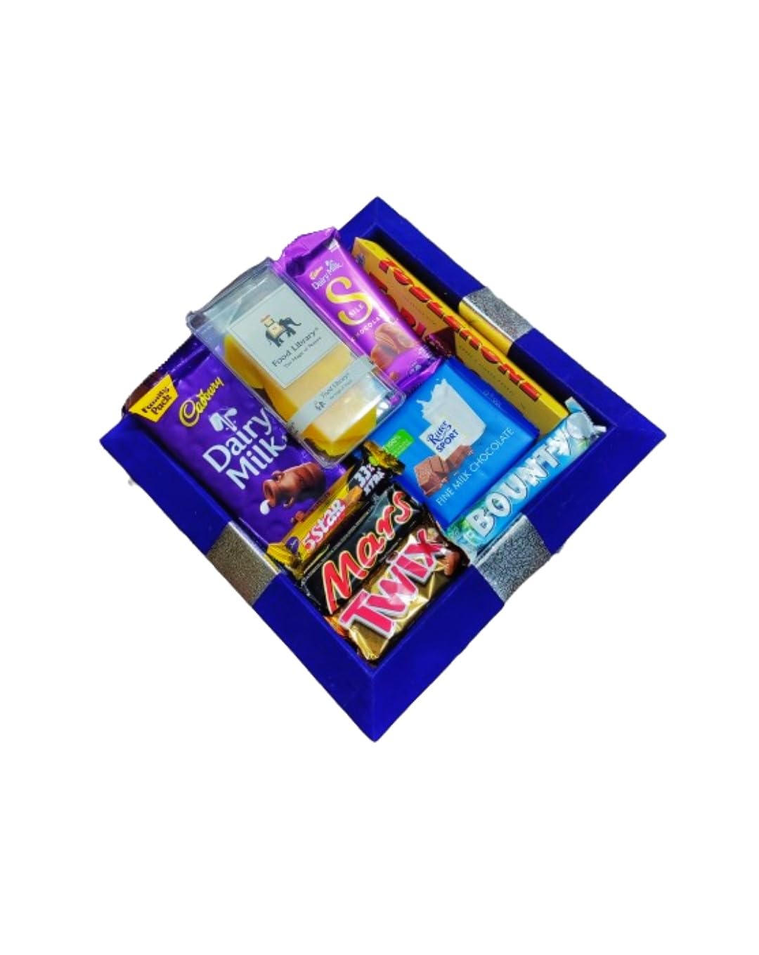 FOOD LIBRARY THE MAGIC OF NATURE Birthday/Anniversary/Christmas/Valentines/Diwali Chocolate Gift Hamper(Chocolate Obsession),500 Grams