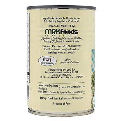 Freshos Hearts of Artichokes in Brine, 400 g, White & Teal, Medium