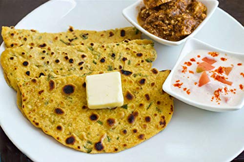 Food Library The Magic of Nature Rajasthani Missi Roti Atta(Flour), 400g