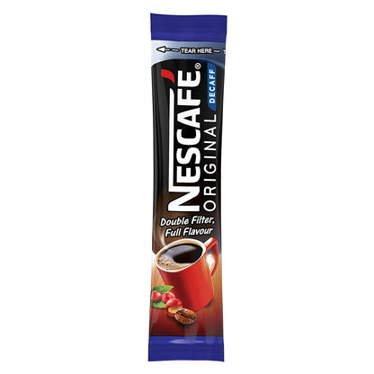 Nescafe Original Decaffeinated Double Filtered Coffee Sticks, 30 X 1.8 G, Sachet, Packet