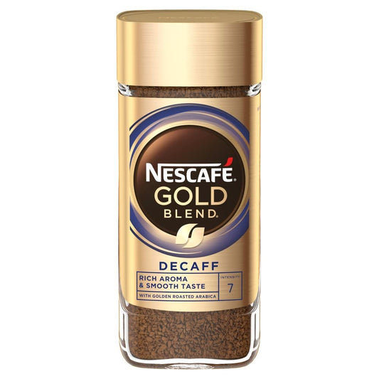 Nescafe Gold Blend Decaff Ground Coffee Bottle|Rich Aroma & Smooth Taste, 3.35 Oz,95 G