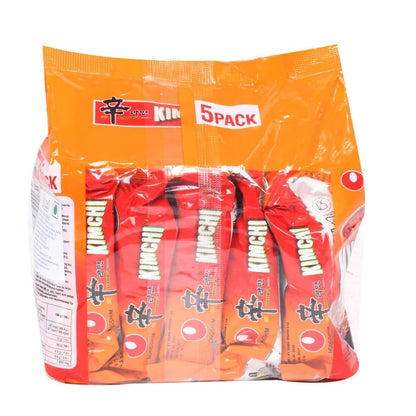 Nongshim Vegan Shin Ramyun Kimchi Instant Noodle, 5 Pack, 21.16 oz ℮ 600 g
