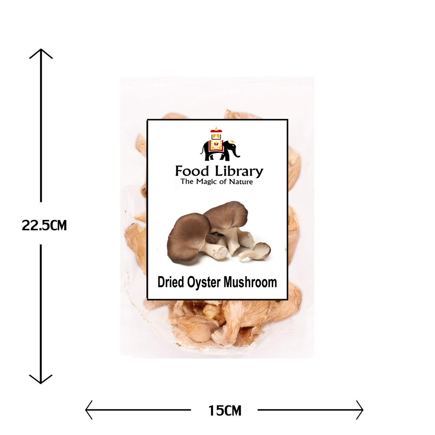 Food Library Dried Oyster Mushrooms, 200g
