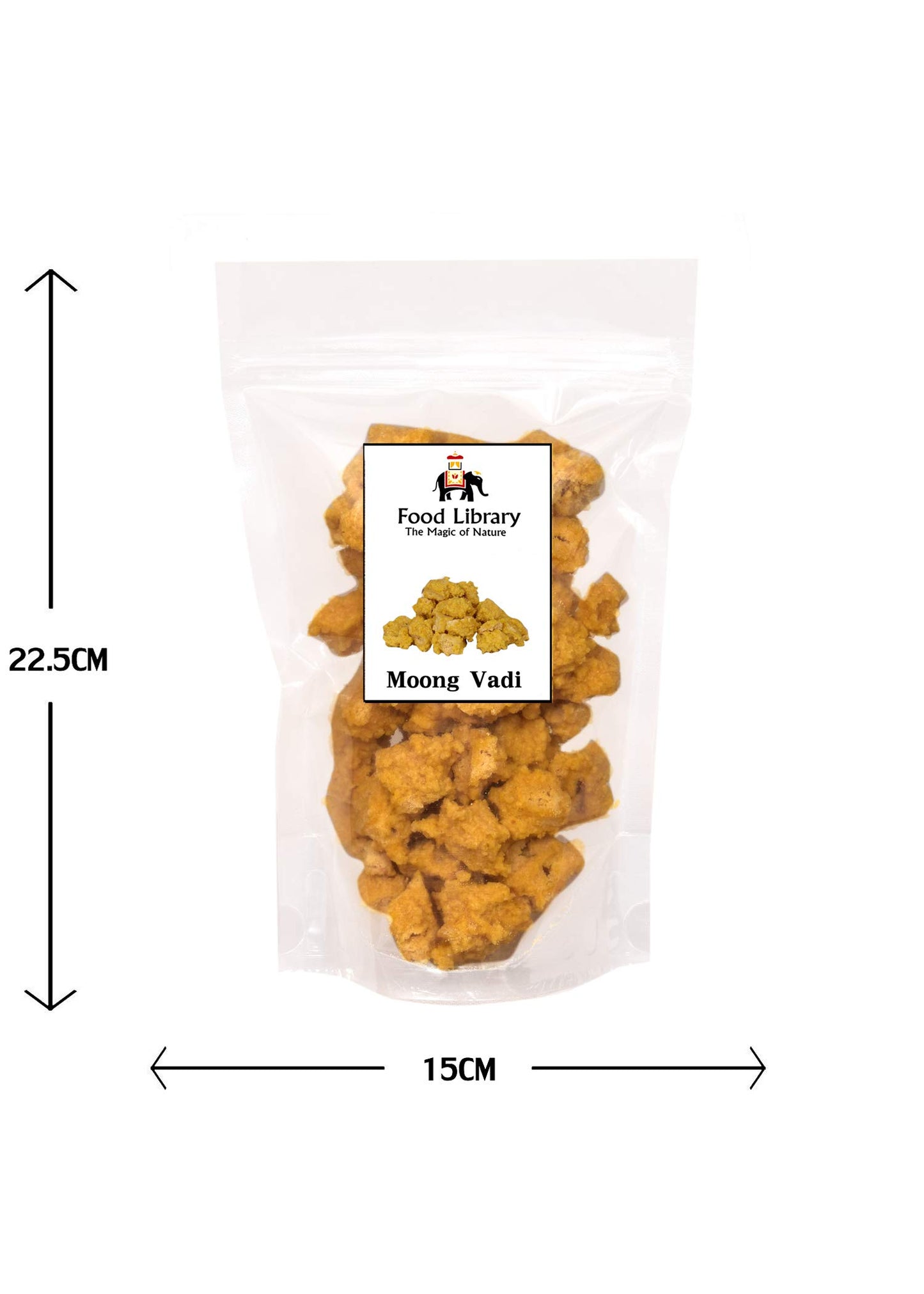 Food Library Moong Dal Wadi - Mangodi (400g)