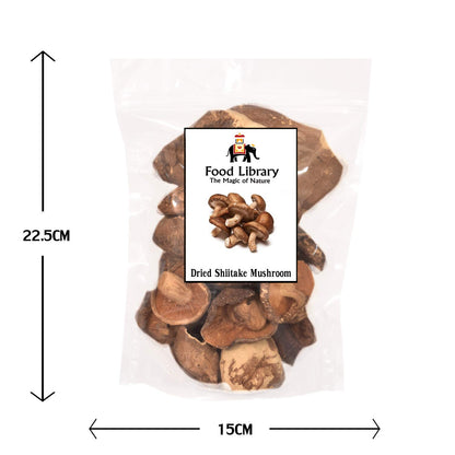 FOOD LIBRARY THE MAGIC OF NATURE Food Library Dried Shiitake Mushrooms(400 G)