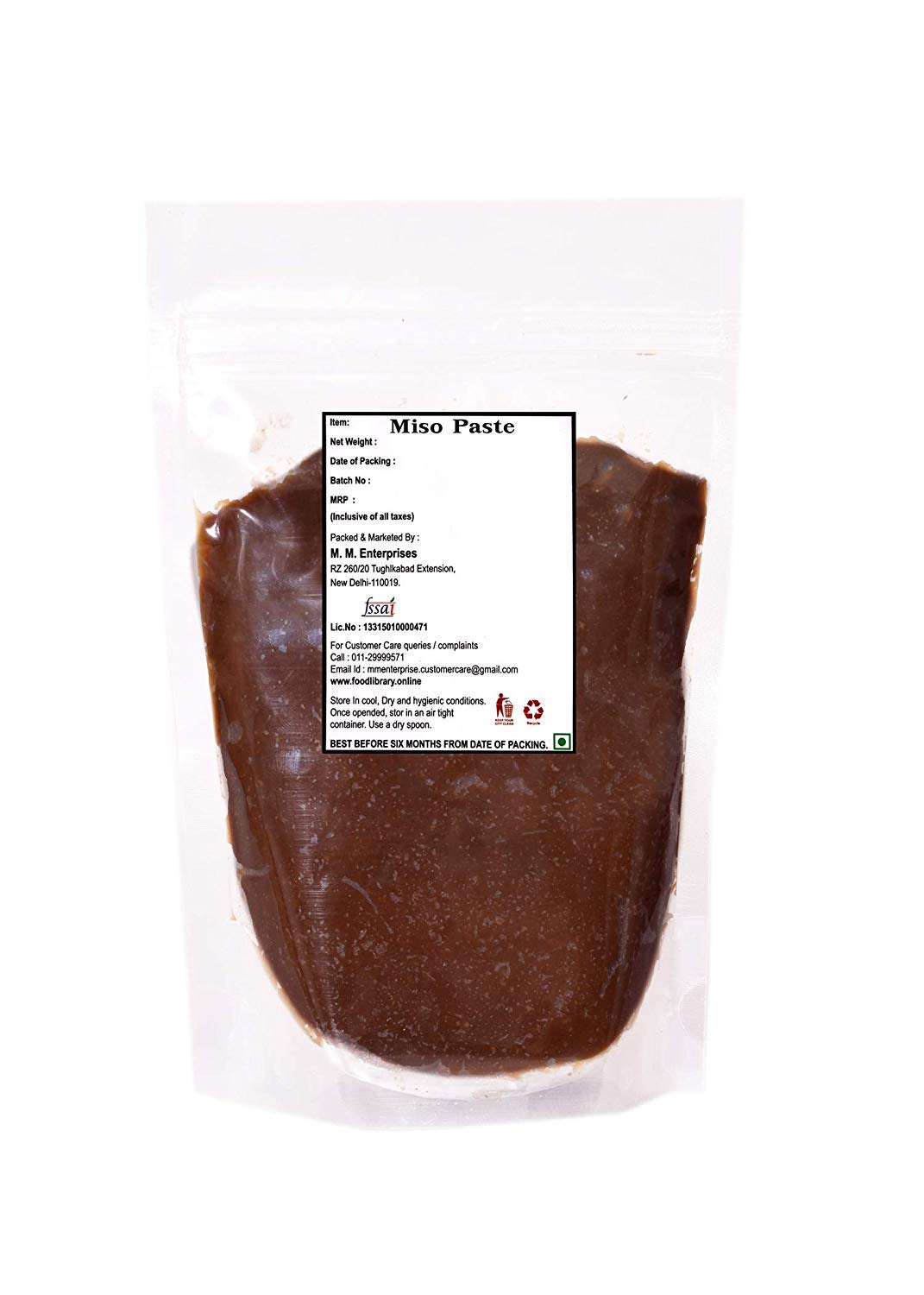 Food Library The Magic of Nature Miso Paste, 200g