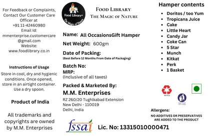 Food Library The Magic of Nature Rakhi / Diwali / Bhai dooj / Corporate Gifting / Valentine / Christmas Gift Hamper for Bhaiya & Bhabhi (All Occasions)