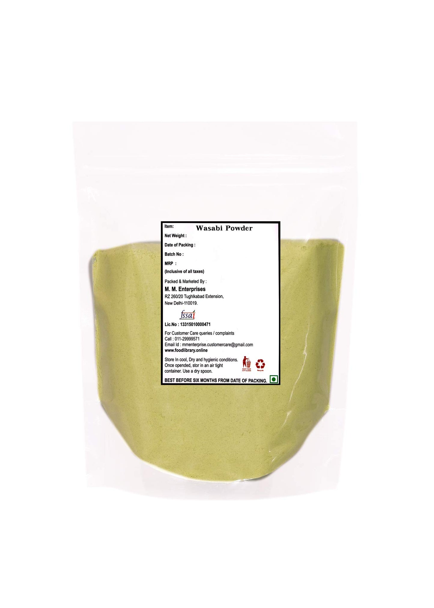 Food Library The Magic of Nature Japanese Wasabi Powder, 400 Grams