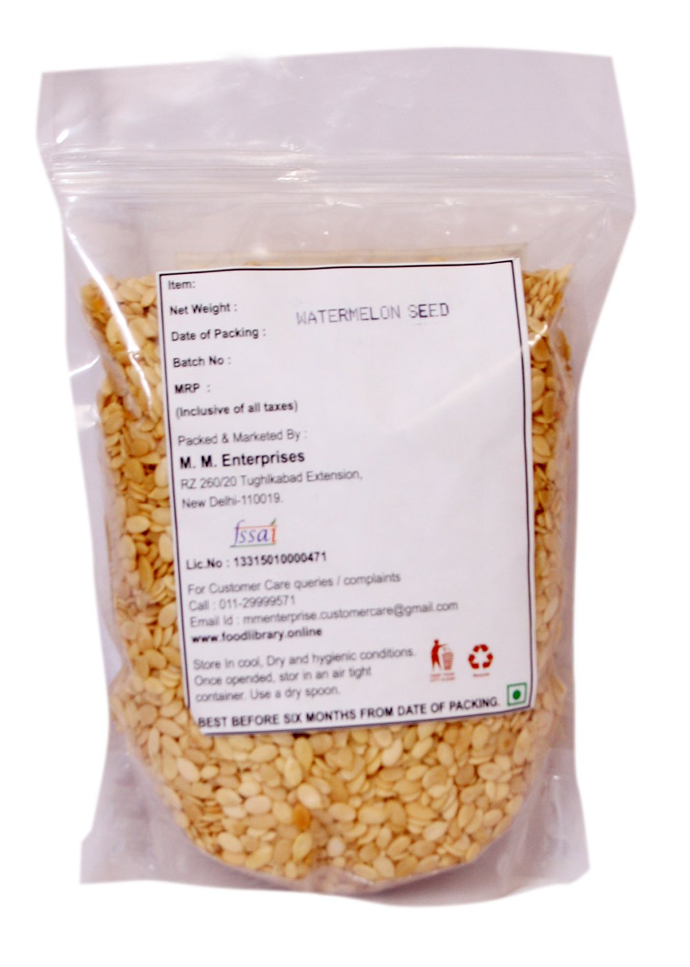 Food Library Watermelon Seeds (400g)