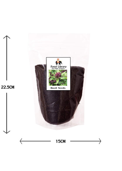 Food Library Basil Seeds, (400g)
