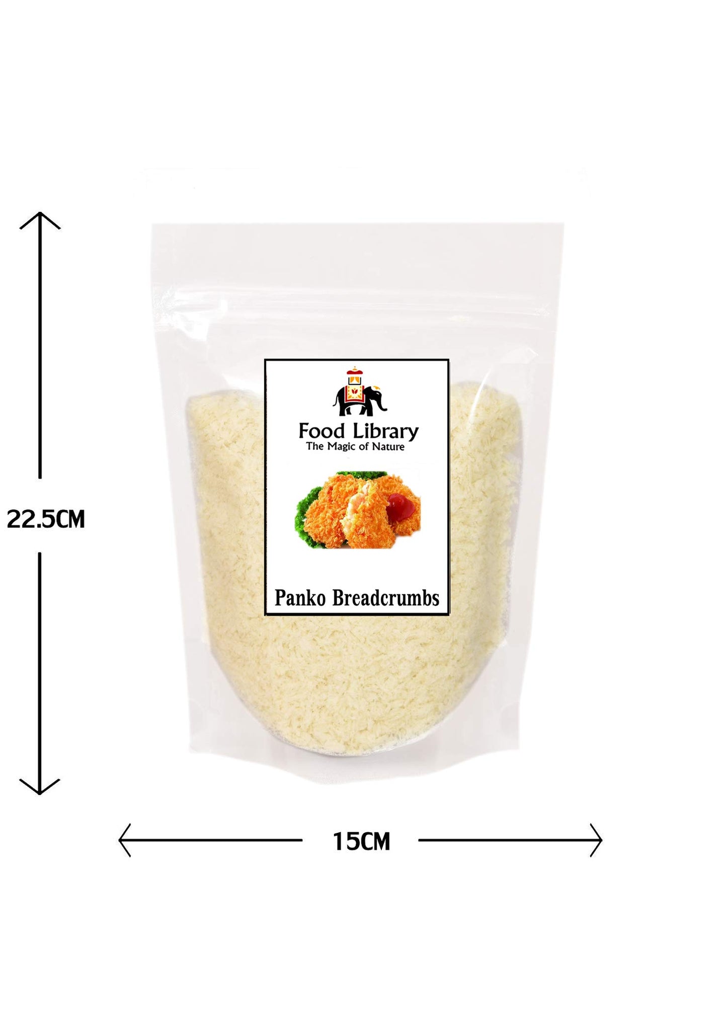 FOOD LIBRARY THE MAGIC OF NATURE Food Library Panko Bread Crumbs(200Gm)