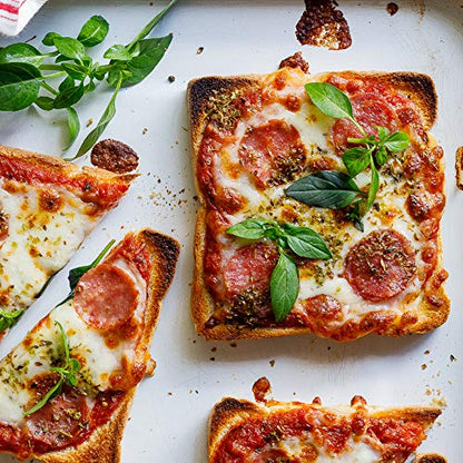 Food Library The Magic of Nature Combo of Pizza & Pasta Seasoning Sprinkler (Mix Herbs), 65g/ 40g