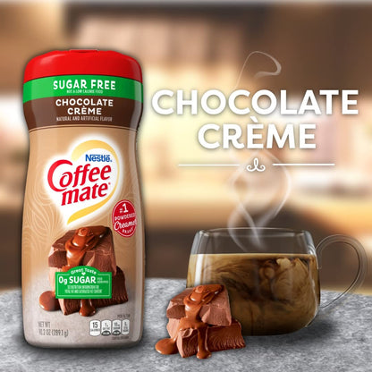 Nestle Sugar Free Chocolate Crème Coffee Mate Bottle, 289 g