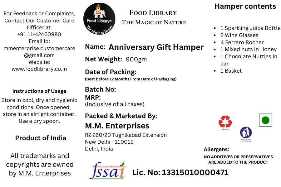 Food Library The Magic of Nature - Luxury Chocolates Gift Hamper