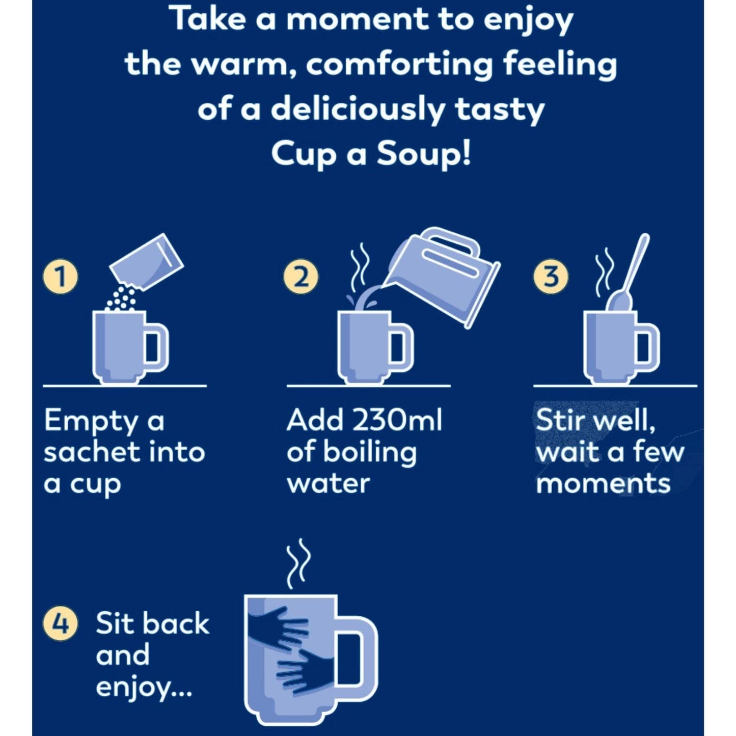 Batchelor's Cup A Soup 4 Sachets - Chicken Noodle, 94 g