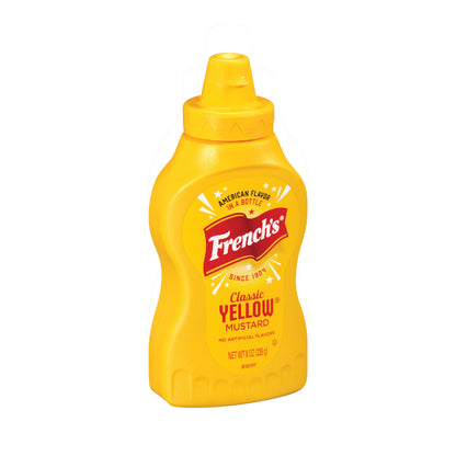 French’s Classic Yellow Mustard (226g) | Prepared With Authentic Mustard Seeds | No Artificial Flavours | Gluten Free