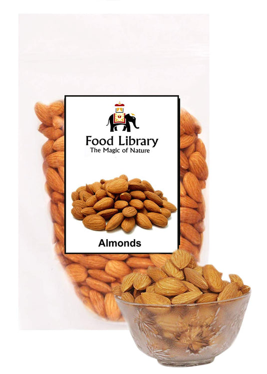 Food Library California Raw Almonds - Badam Giri (400gm)