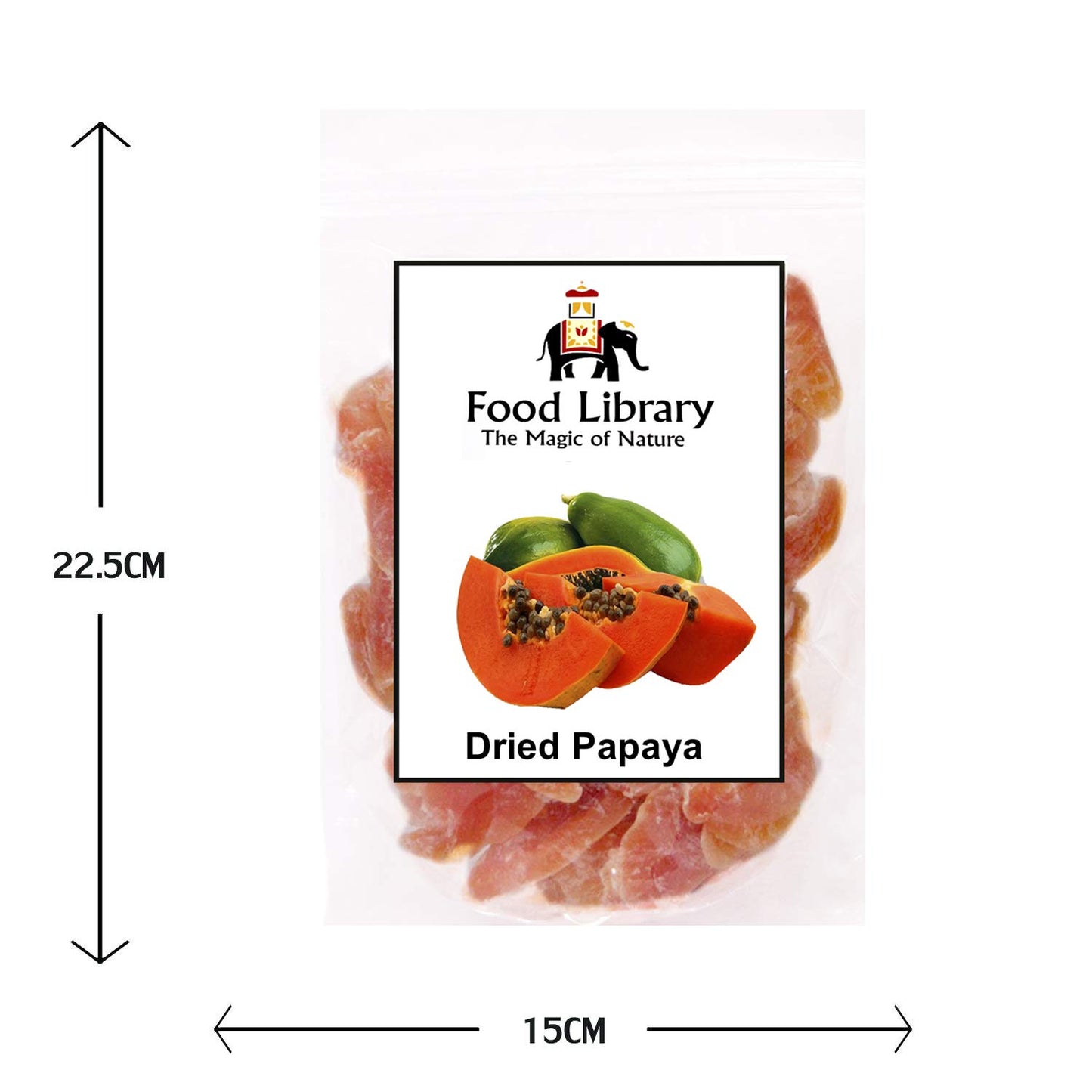 Food Library Dried Papaya (400g)