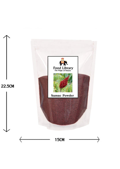 Food Library The Magic Of Nature World Flavours | Epicurean Spices | Global Seasonings | International Spices. (200gm, Sumac Berries Powder)
