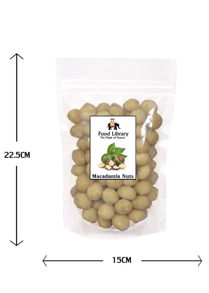 Food Library The Magic of Nature Macadamia Nuts, 400g.