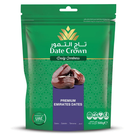 Date Crown Fard,500 G, previously_frozen, Ambient: room temperature