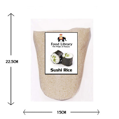 FOOD LIBRARY THE MAGIC OF NATURE Japanese Sushi Rice, 800 Gram