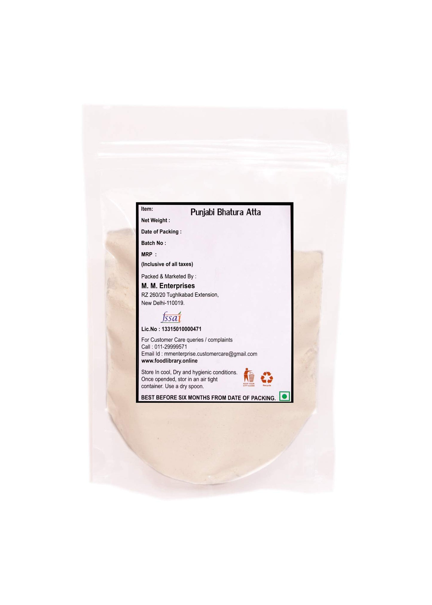 Food Library The Magic of Nature Punjabi Bhatura Atta (Flour), 400 grams