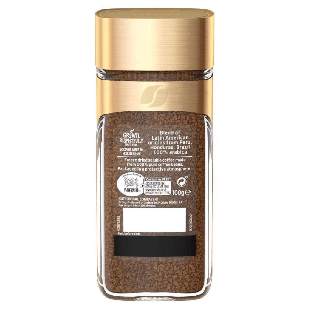 Nescafe Gold Origins Alta Rica Coffee. 100 Gram, Ground, Jar