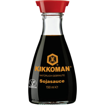 Kikkoman Soy Sauce Naturally Brewed 150ml ( Pack of 2 )
