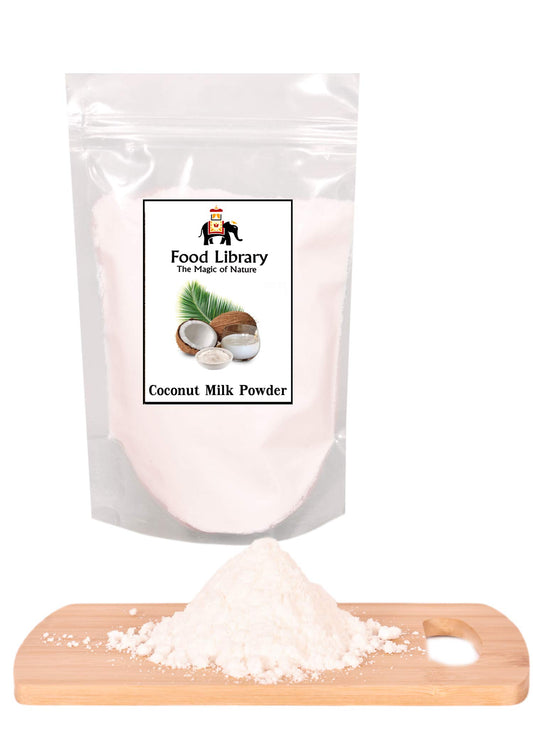 Food Library The Magic Of Nature Coconut Milk Powder, 200g | Preservative-Free | Easy to use | Product of Sri Lanka | Dairy-Free | Source of Protein | Add to smoothies | curries, baked goods.