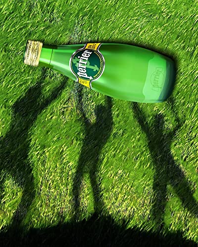 Perrier Carbonated Mineral Water • Water Captured at the Source in France, 11.16 fl oz ℮ 330 ml, 4 Pack