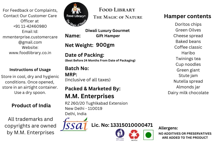 Food Library The Magic of Nature - Luxury Chocolates Gift Hamper