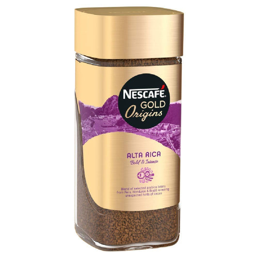 Nescafe Gold Origins Alta Rica Coffee. 100 Gram, Ground, Jar