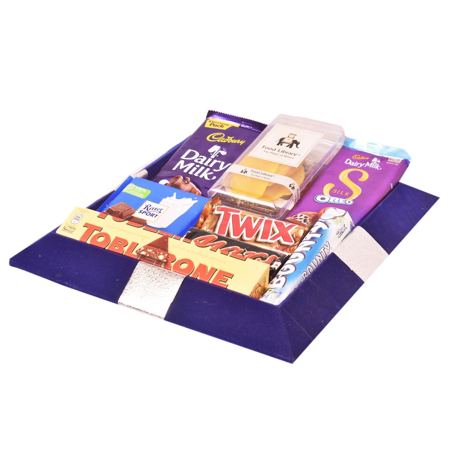 FOOD LIBRARY THE MAGIC OF NATURE Birthday/Anniversary/Christmas/Valentines/Diwali Chocolate Gift Hamper(Chocolate Obsession),500 Grams