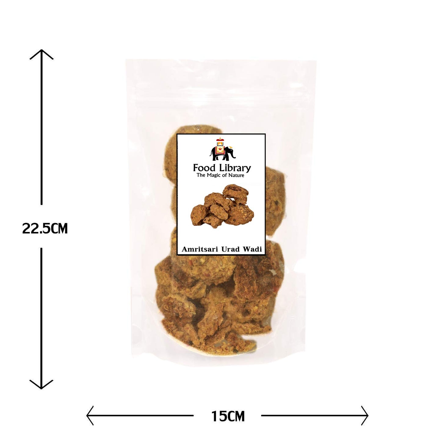 FOOD LIBRARY THE MAGIC OF NATURE Amritsari Urad Wadi - 400 Gm
