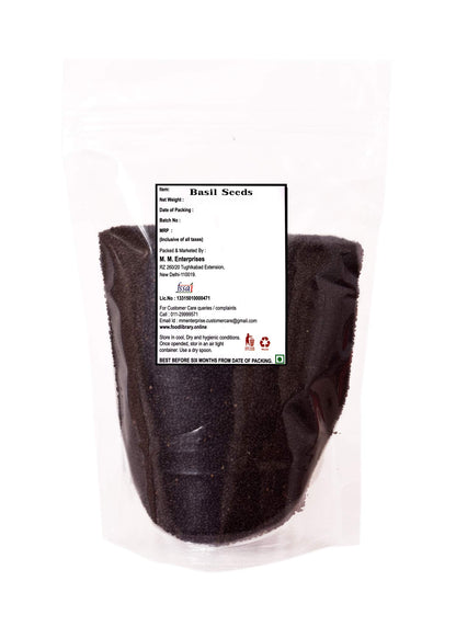 Food Library Basil Seeds, (400g)