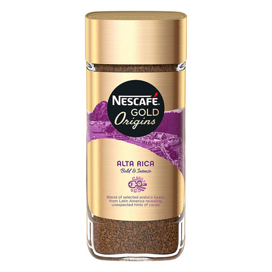 Nescafe Gold Origins Alta Rica Coffee. 100 Gram, Ground, Jar