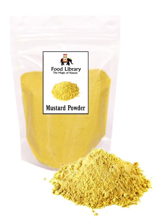 Food Library The Magic Of Nature Authentic Exotic Aromatic Flavourful Indian Spices. (200 gm, Classic English Mustard Powder)