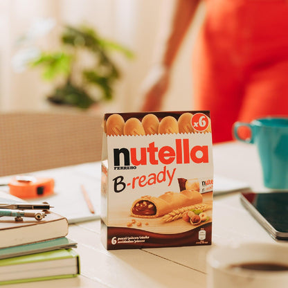 Nutella B-Ready Wafer, 6 X 22 g