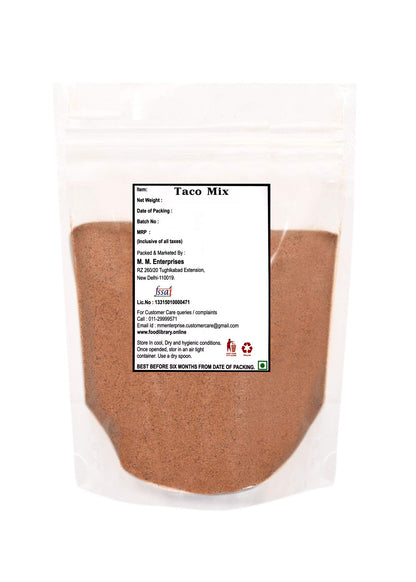 Food Library The Magic Of Nature World Flavours | Epicurean Spices | Global Seasonings | International Spices. (200gm, Mexican Taco Seasoning Mix)