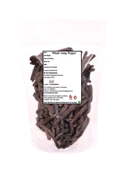 Food Library The Magic of Nature Long Pepper (Pipli/ Pippali), 200g