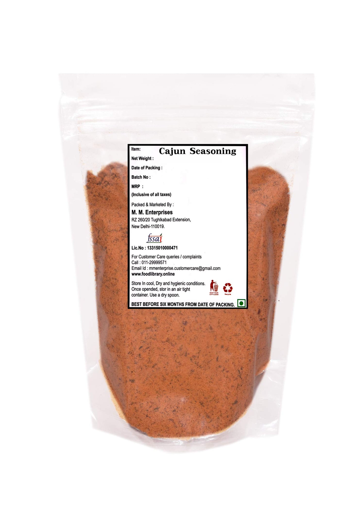FOOD LIBRARY THE MAGIC OF NATURE Cajun Seasoning(200G)