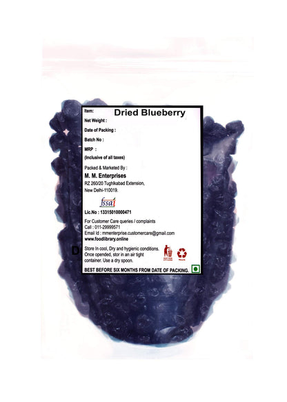 Food Library Dried Blueberries (400g)