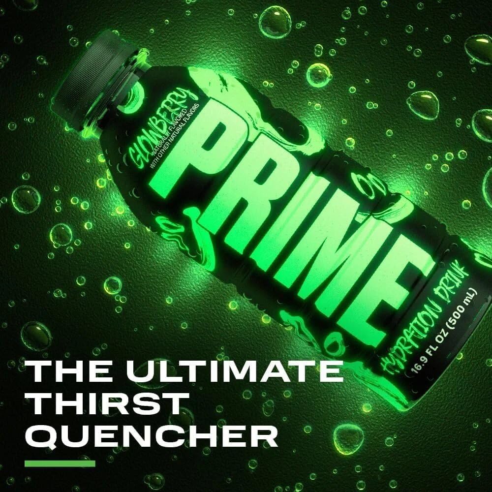 Glowberry Drink By Prime, 500ml Bottle, sports drink