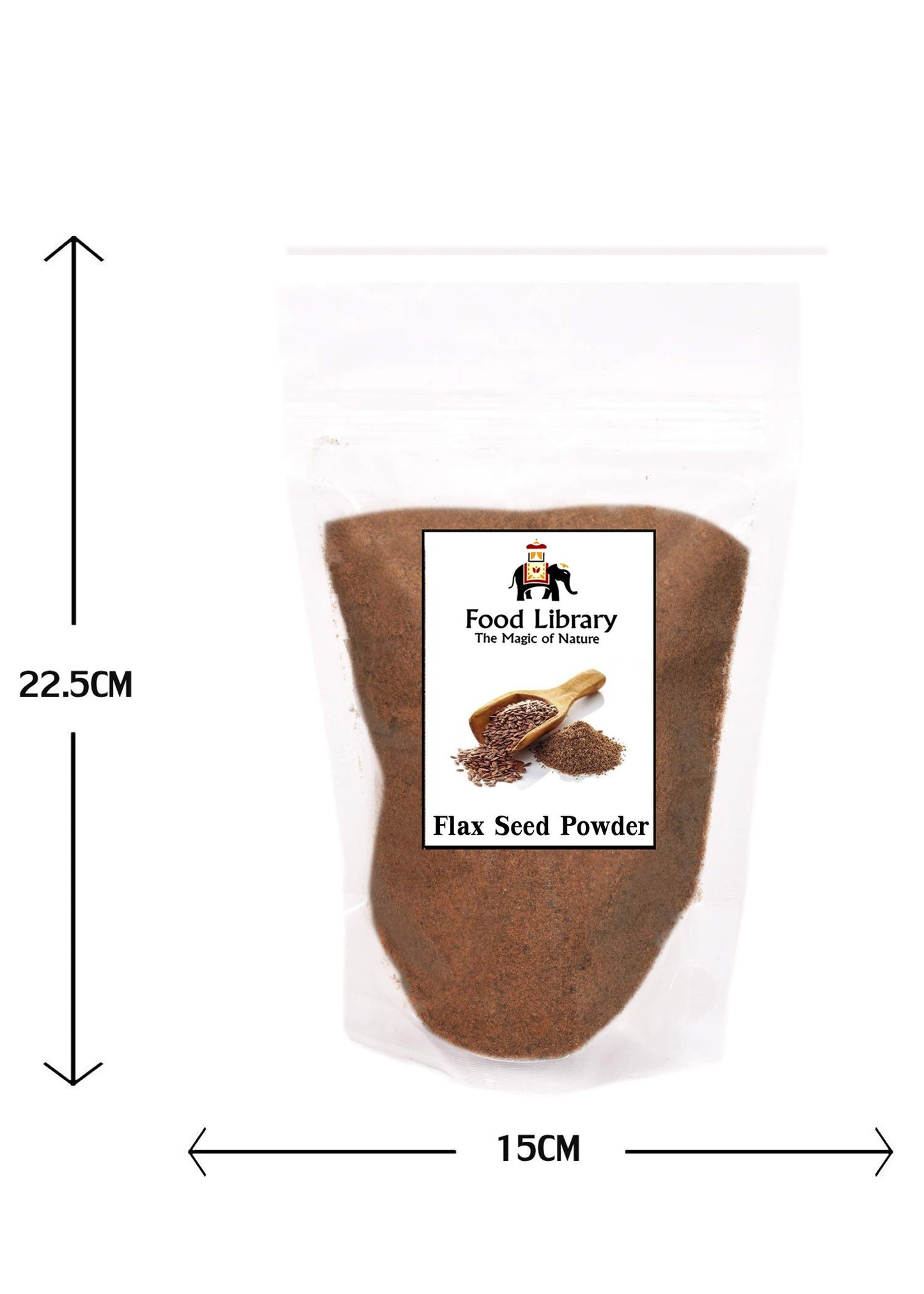 Food Library The Magic Of Nature Authentic Exotic Aromatic Flavourful Indian Spices. (200 gm, Flaxseed Powder)