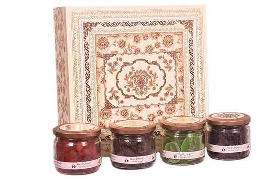 Food Library The Magic of Nature Diwali Special Dried Fruits & Dried Berries Gift Hamper ( Beautiful Designed Gift Box)