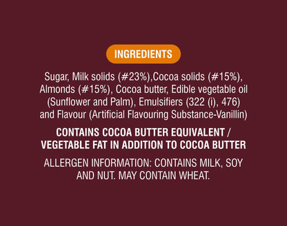 Hershey's Whole Almonds Chocolate Bar, 100 grams (Pack of 3)