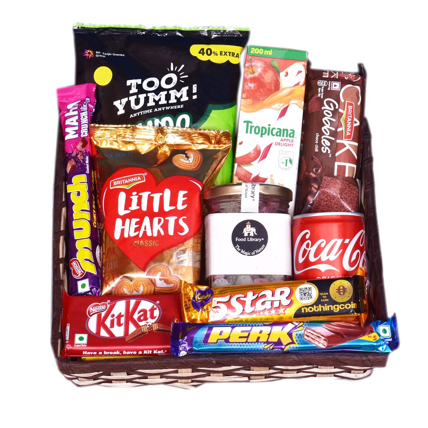 Food Library The Magic of Nature Rakhi / Diwali / Bhai dooj / Corporate Gifting / Valentine / Christmas Gift Hamper for Bhaiya & Bhabhi (All Occasions)