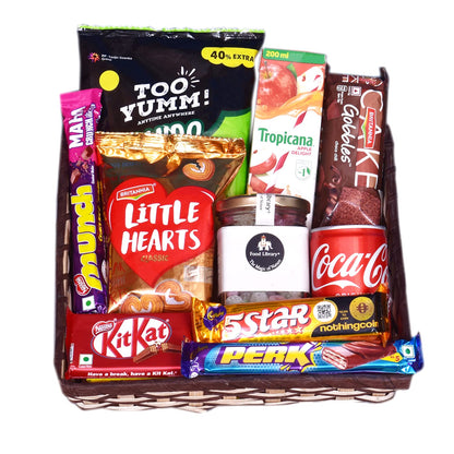 Food Library The Magic of Nature Rakhi / Diwali / Bhai dooj / Corporate Gifting / Valentine / Christmas Gift Hamper for Bhaiya & Bhabhi (All Occasions)